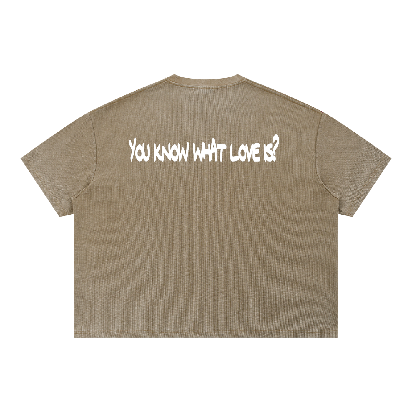 'LCOHSM" Collection Unisex Vintage Wash Sunfade Boxy Waffle T-Shirt