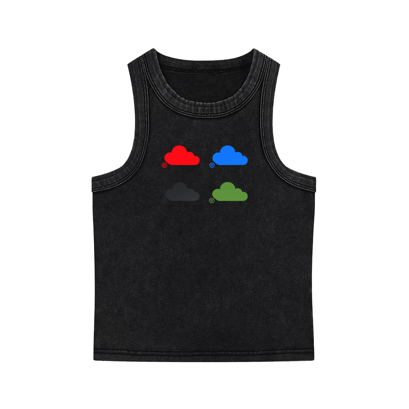 "LCOHSM"Snow Washed Tank Top