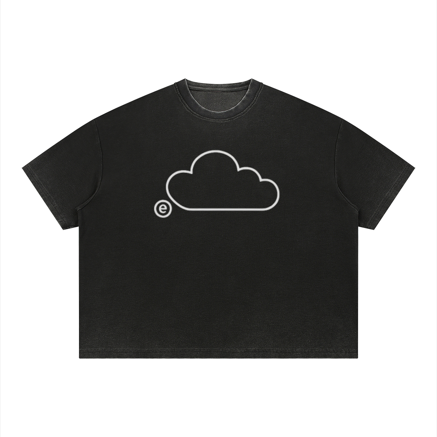 'LCOHSM" Collection Unisex Vintage Wash Sunfade Boxy Waffle T-Shirt