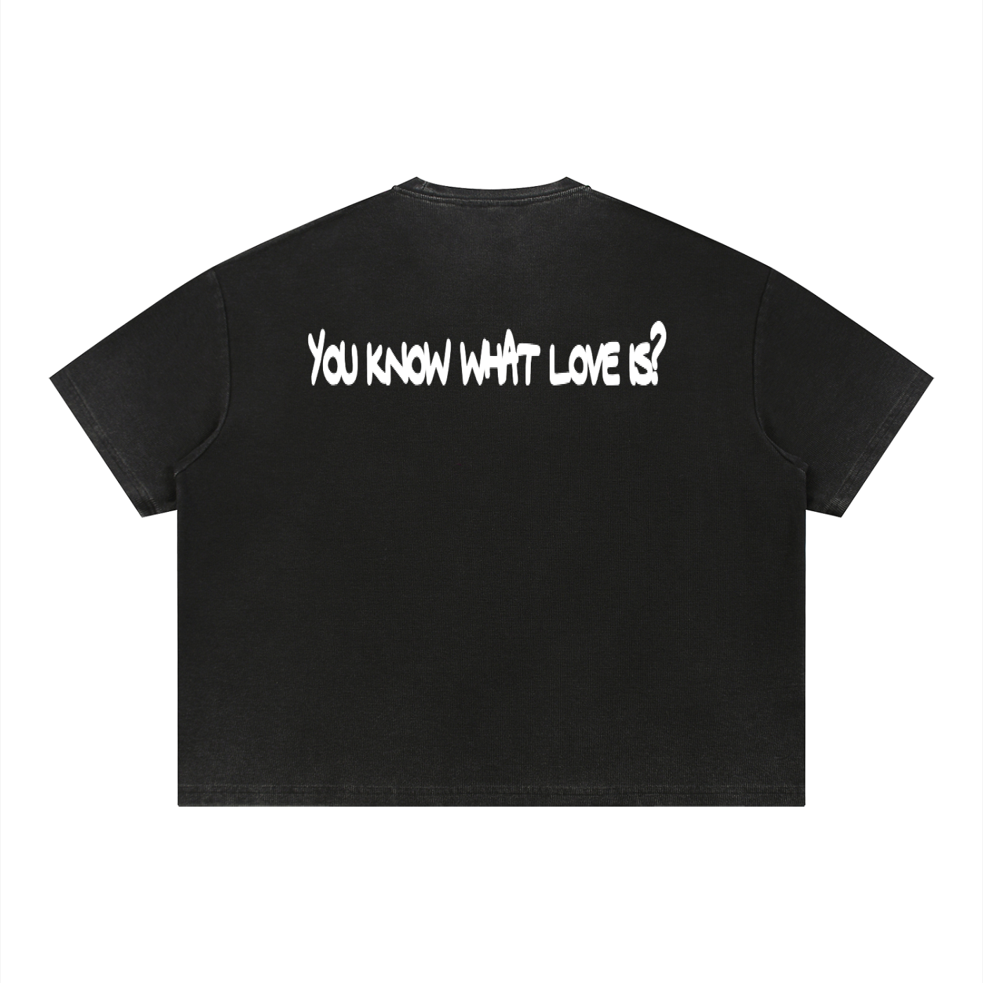 'LCOHSM" Collection Unisex Vintage Wash Sunfade Boxy Waffle T-Shirt